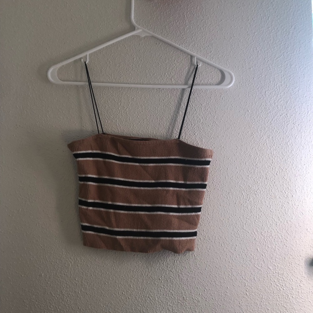 Kendal and kylie striped tank top